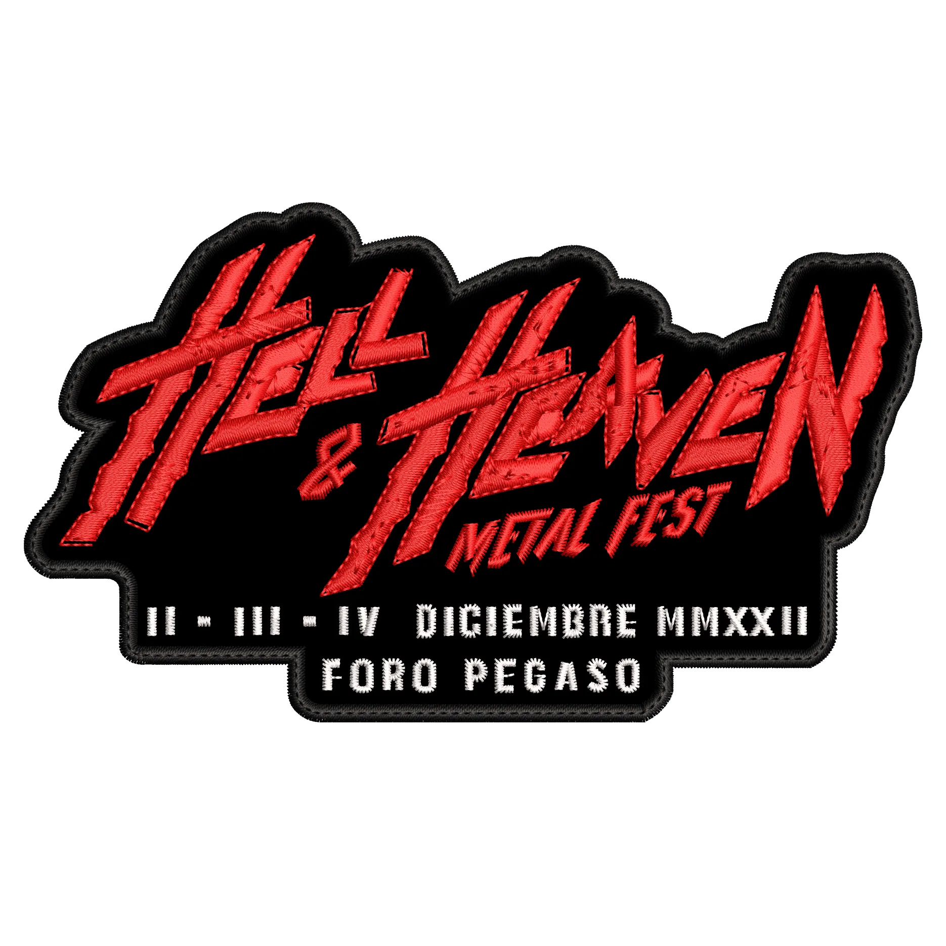 Parche Bordado HELL AND HEAVEN Metal