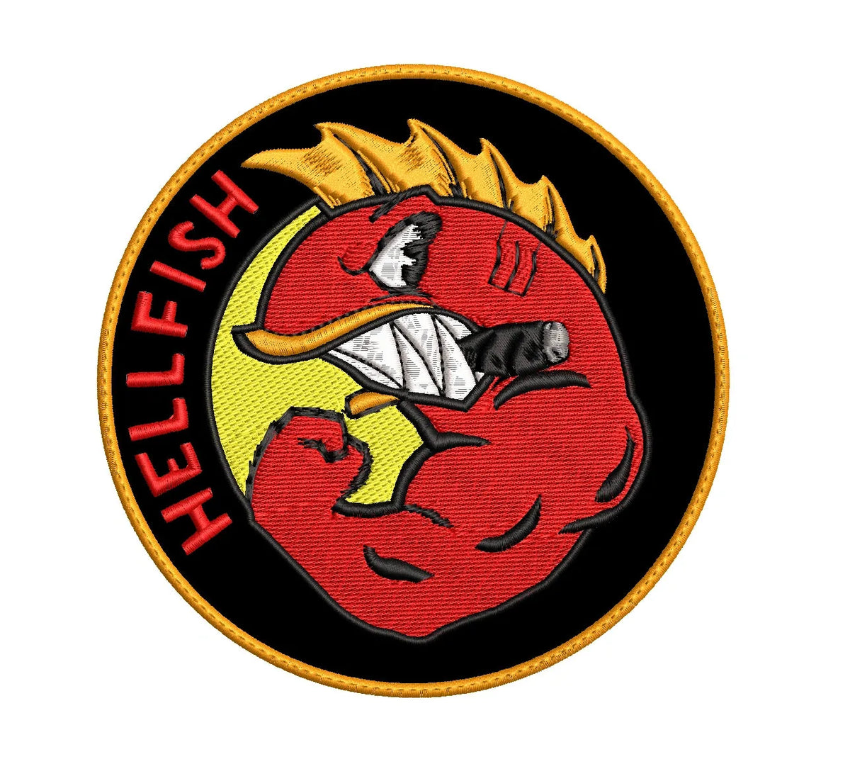 Parche Bordado HELLFISH Simpson