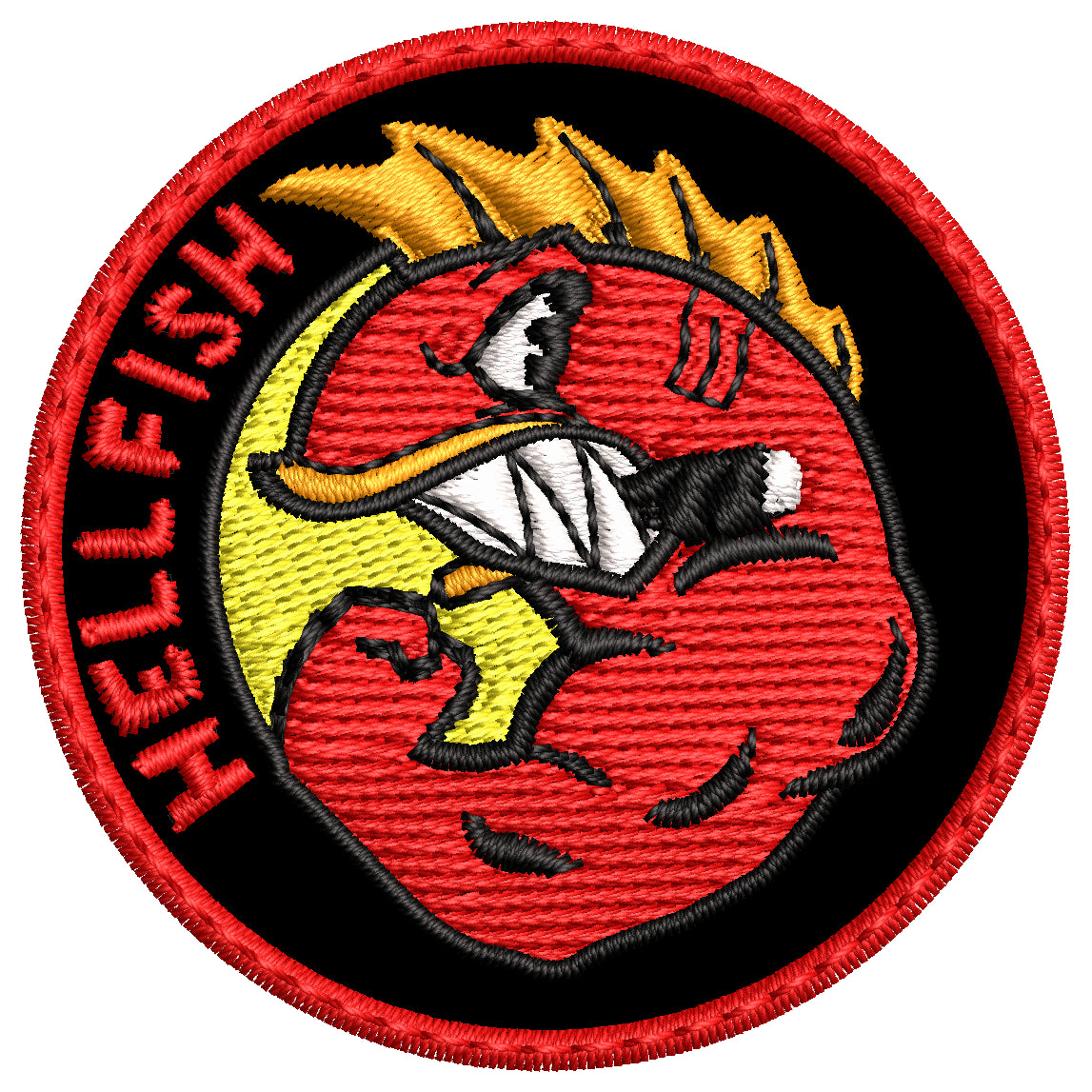 Parche Bordado HELLFISH Simpson