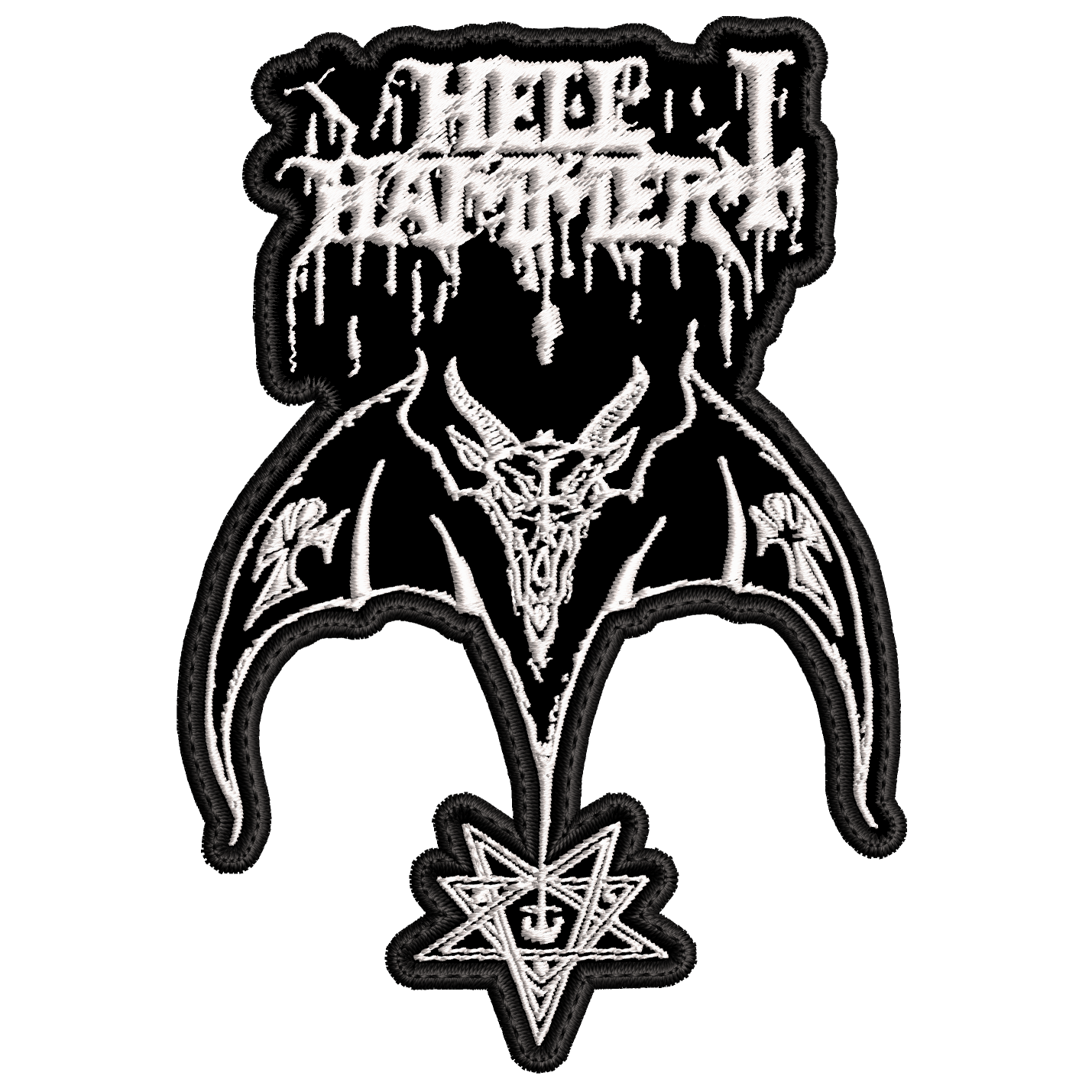 Parche Bordado HELL HAMMER Metal