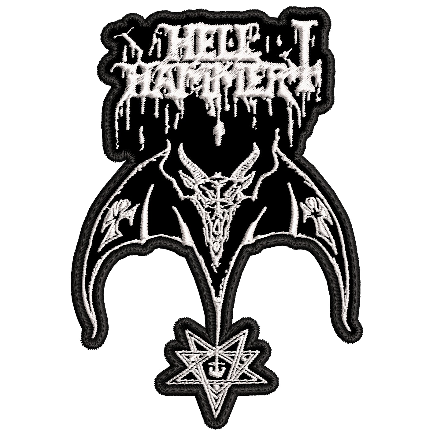Parche Bordado HELL HAMMER Metal