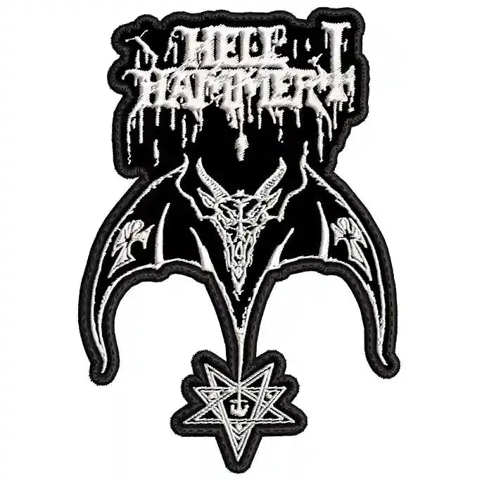 Parche Bordado HELL HAMMER Metal
