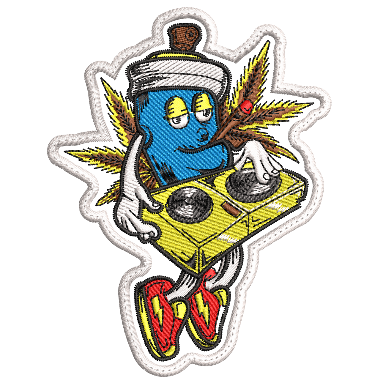 Parche Bordado HIPPIE GRAFFITI