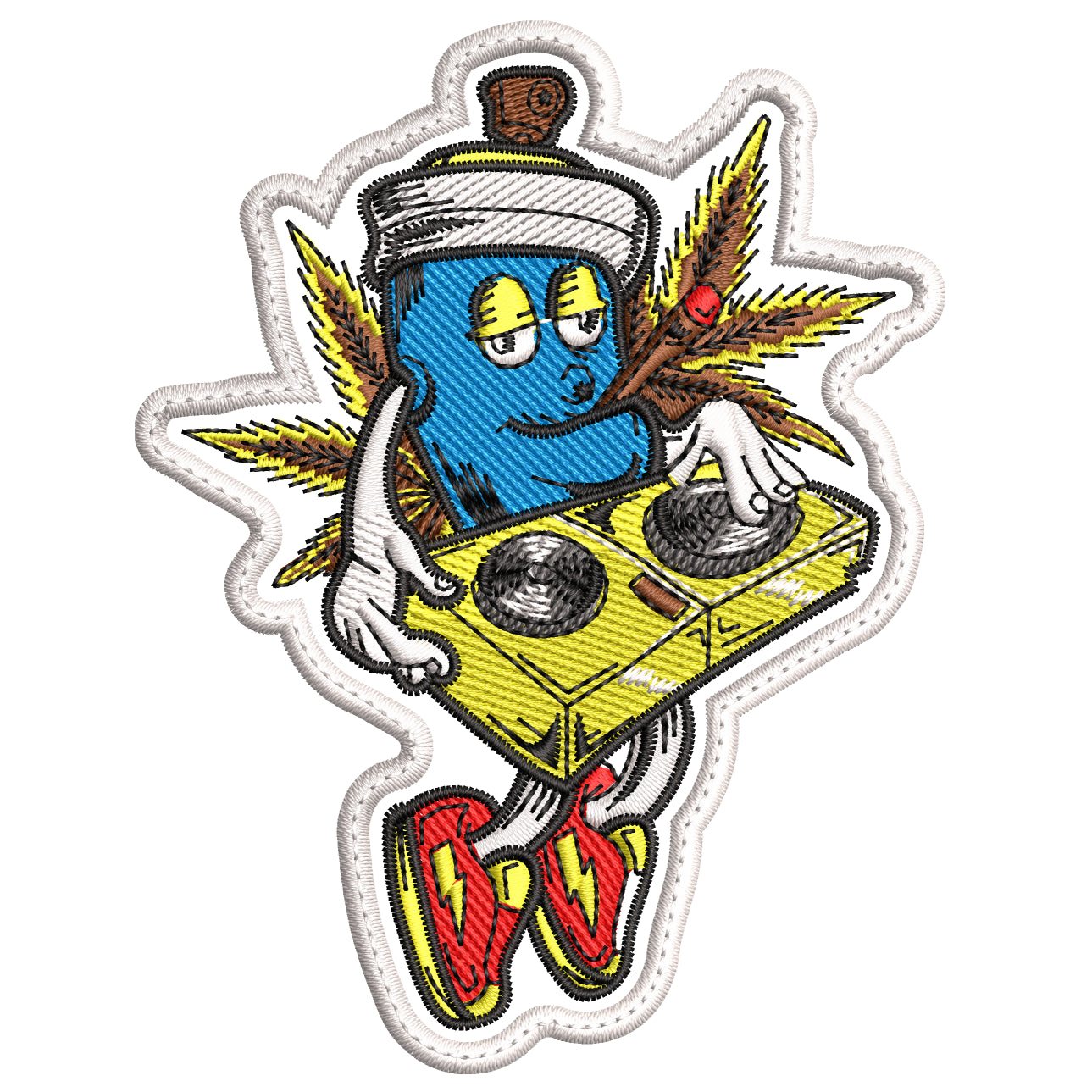 Parche Bordado HIPPIE GRAFFITI