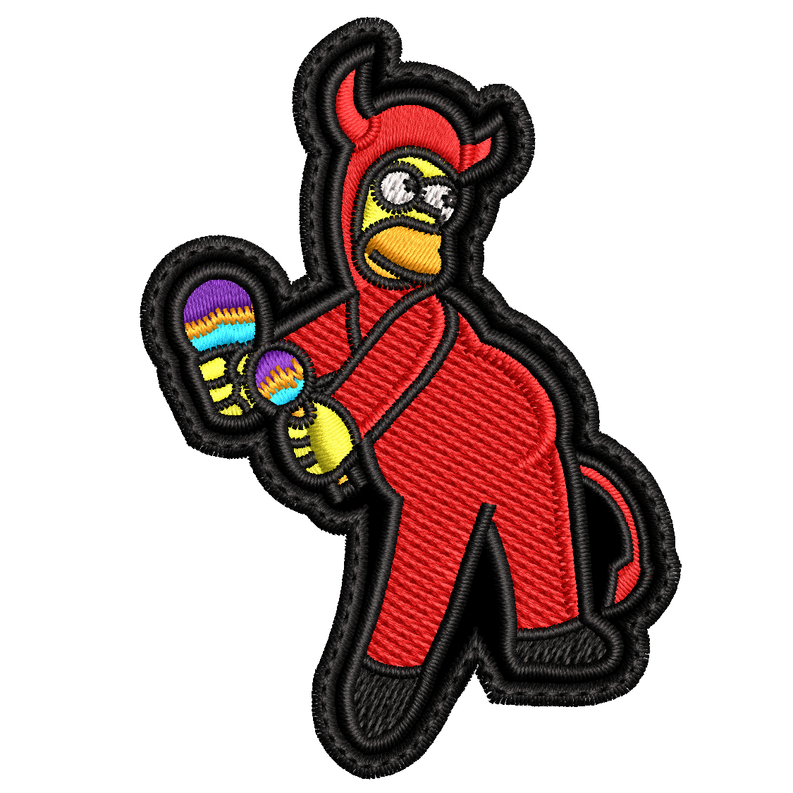 Parche Bordado Mini HOMERO SIMPSON