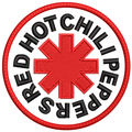 Parche Bordado HOT CHILI PEPPERS RED Alternativa/independiente