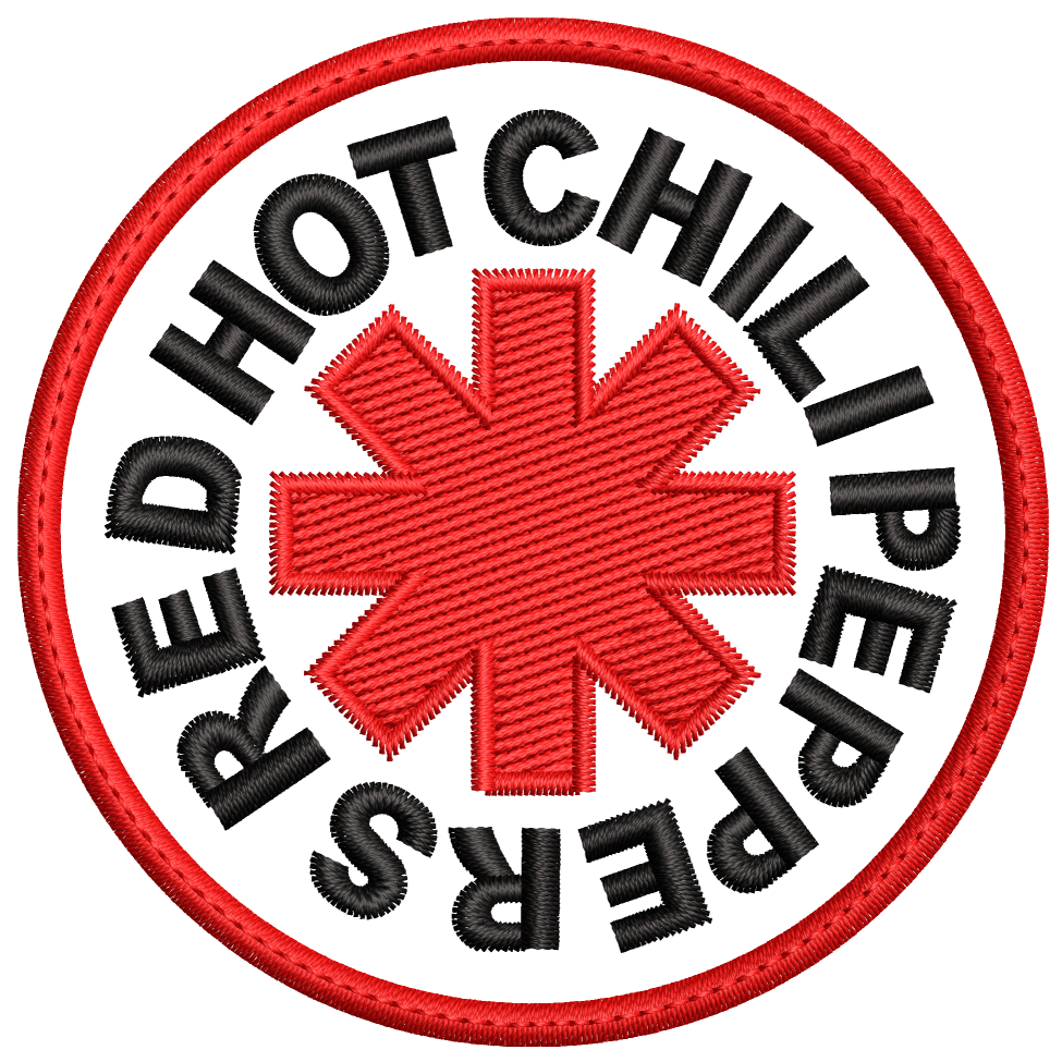 Parche Bordado HOT CHILI PEPPERS RED Alternativa/independiente