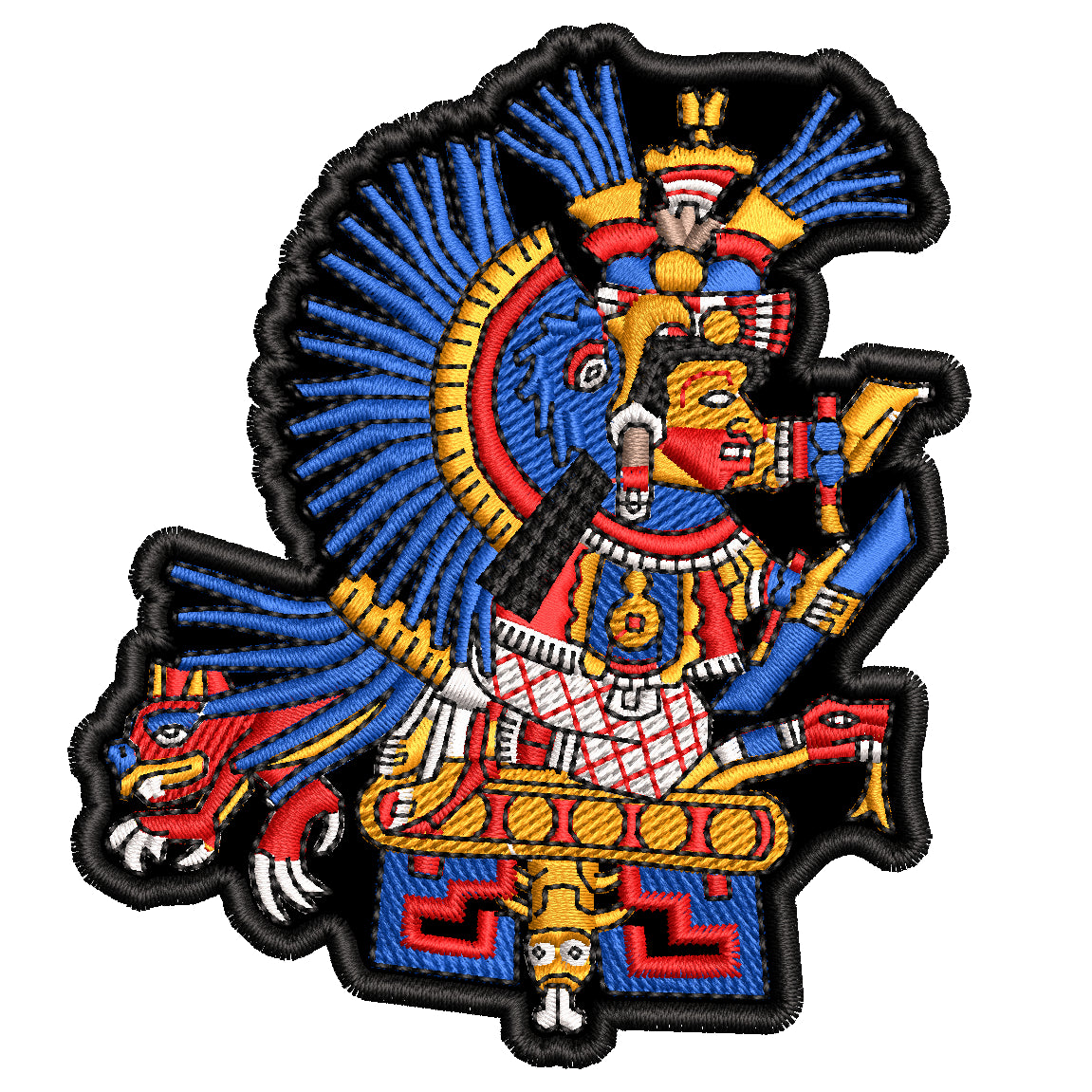 Parche Bordado HUITZILOPOCHTLI DIOS MEXICA