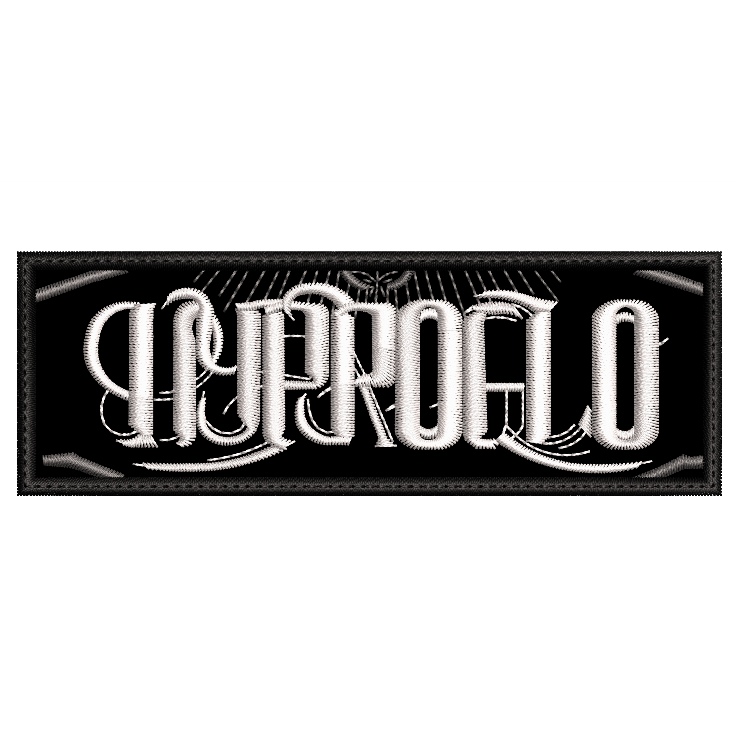 Parche Bordado HYPROGLO Rock Metal