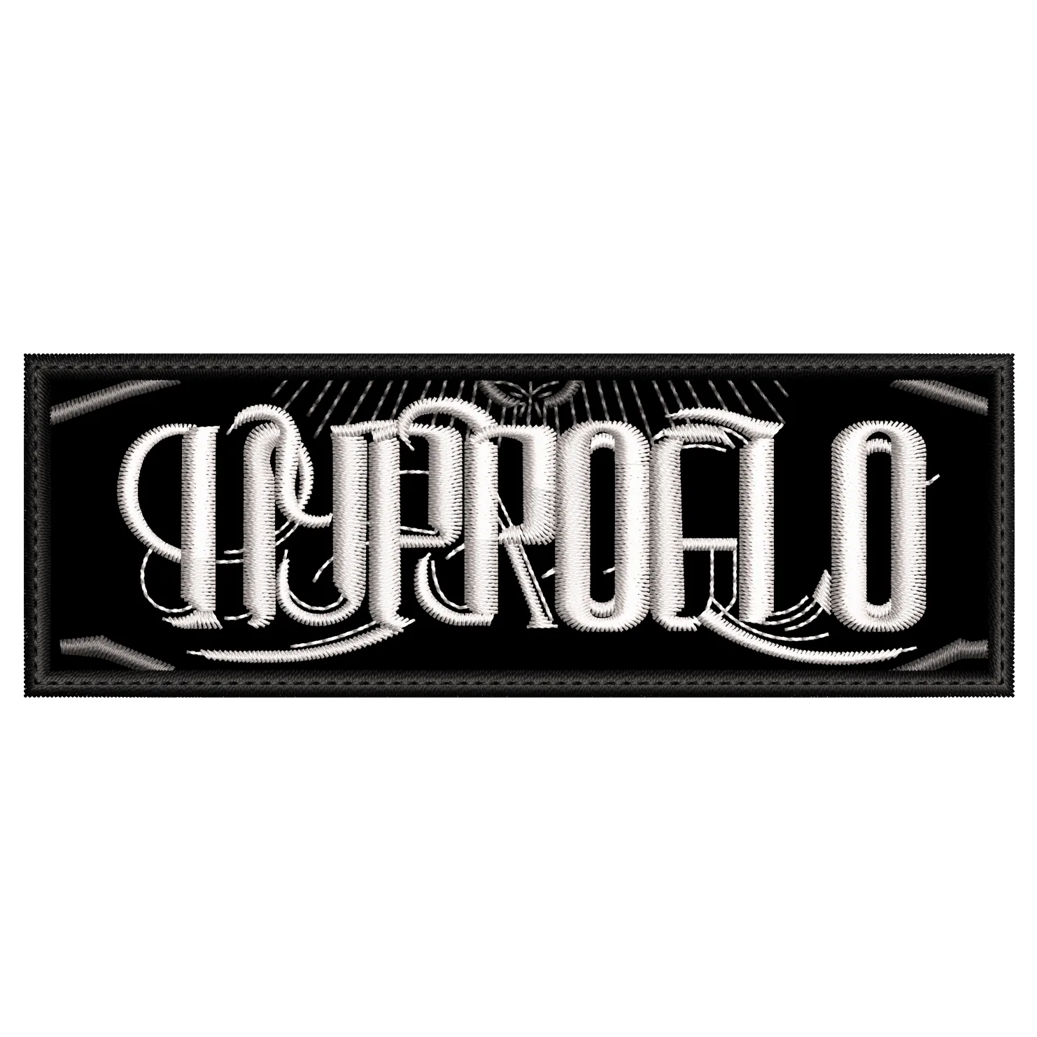 Parche Bordado HYPROGLO Rock Metal