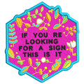 Parche Bordado IF YOU ARE LOOKING