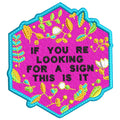 Parche Bordado IF YOU ARE LOOKING