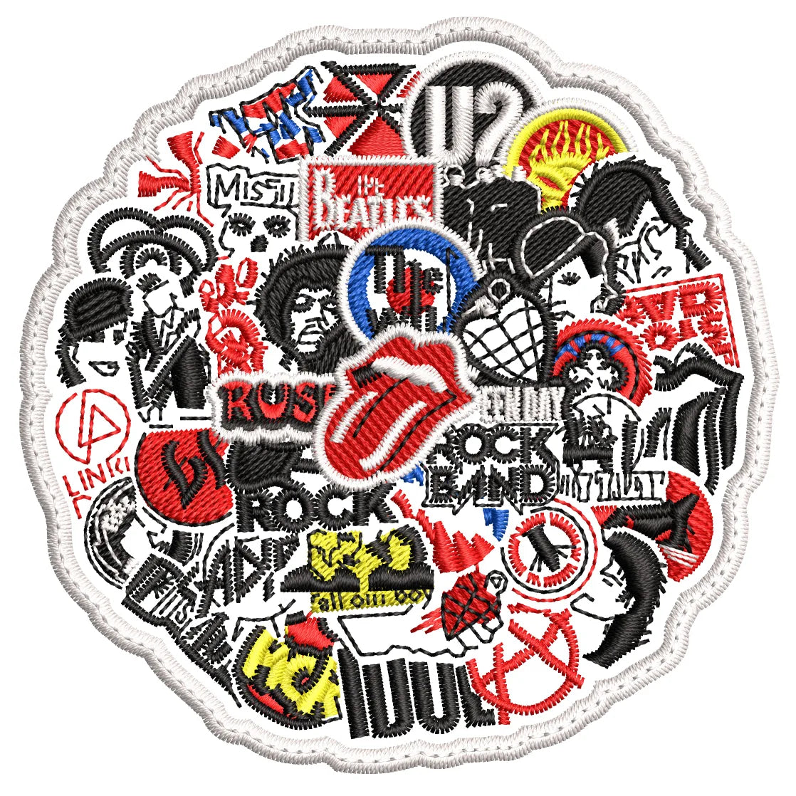 Parche Bordado ROCK