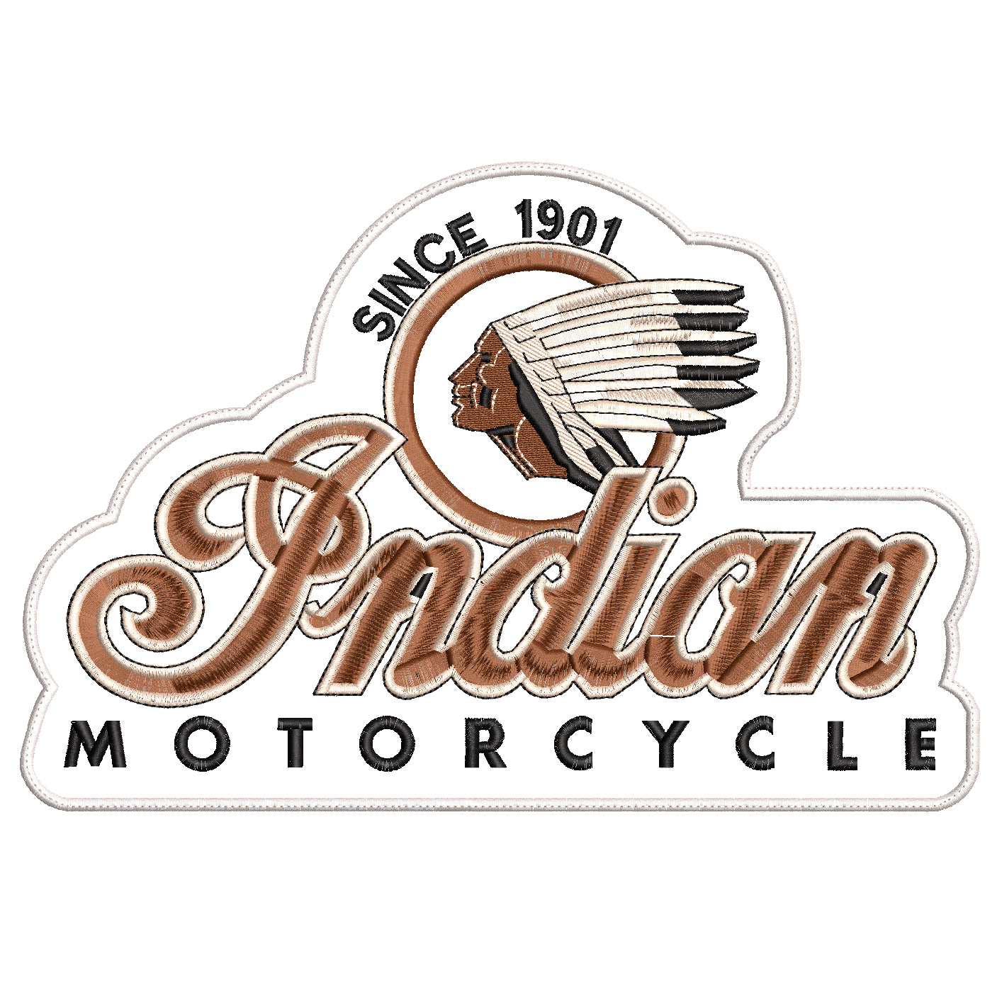 Espaldera Bordada INDIAN MOTORCYCLE
