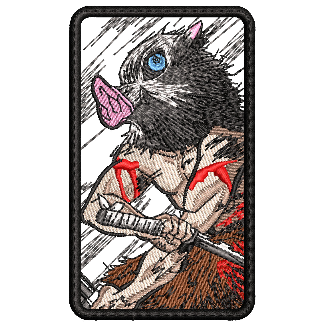Parche Bordado INOSUKE HASHIBIRA Demon Slayer