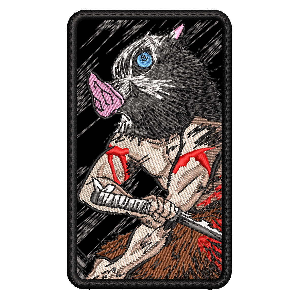 Parche Bordado INOSUKE HASHIBIRA Demon Slayer