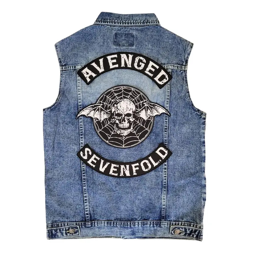 Chaleco de Mezclilla más Espaldera AVENGED SEVENFOLD Metal Progresivo