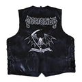 Chaleco de piel original más espaldera bordada DISSECTION Black Metal Melódico