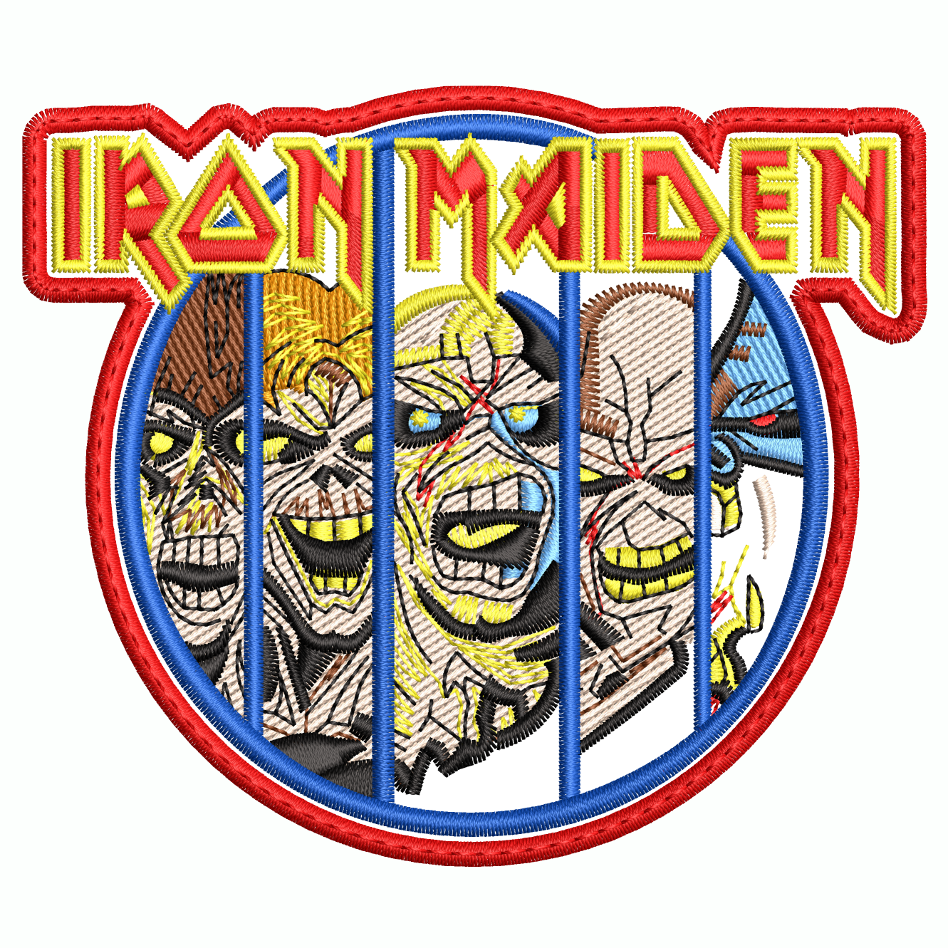 Parche Bordado IRON MAIDEN Heavy Metal