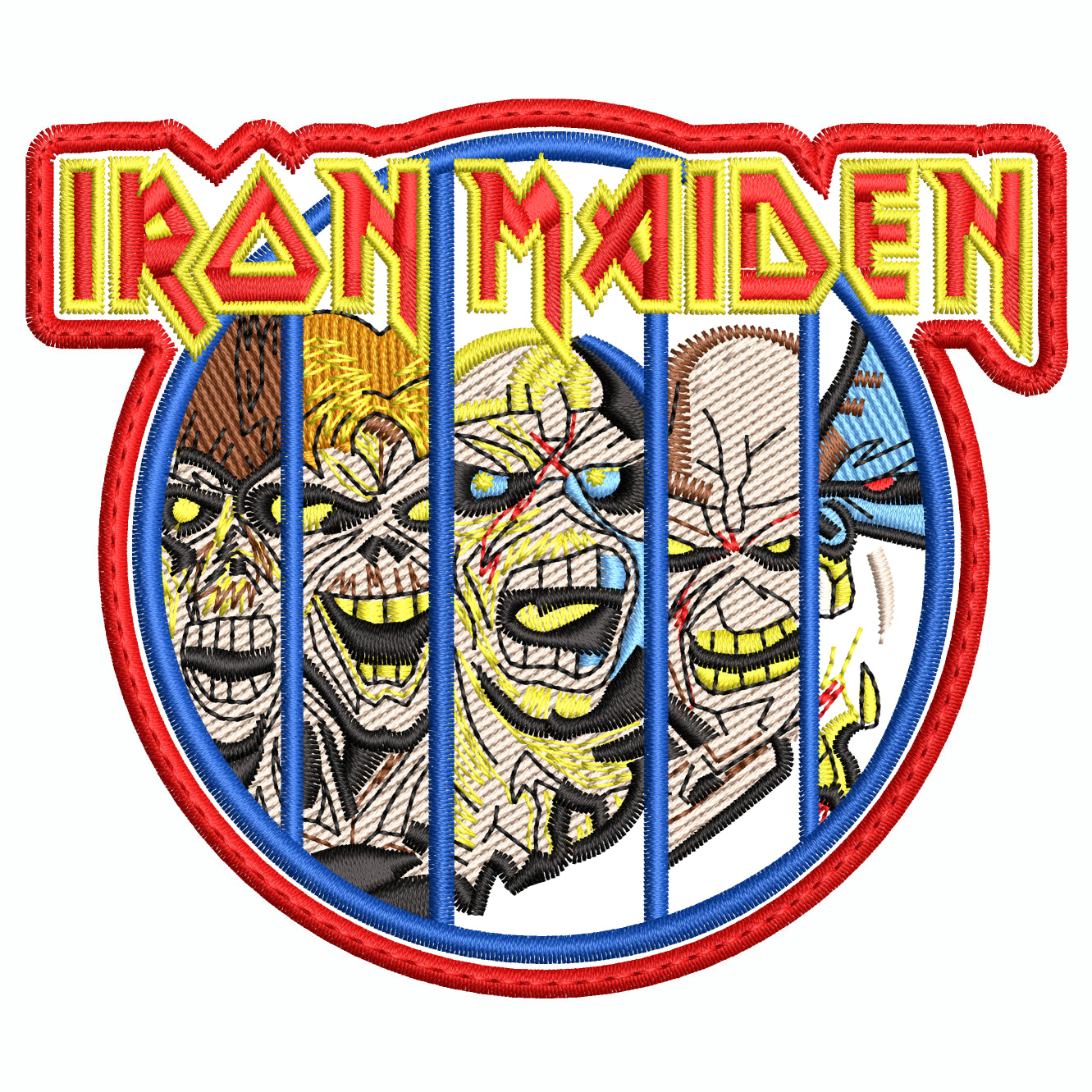 Parche Bordado IRON MAIDEN Heavy Metal