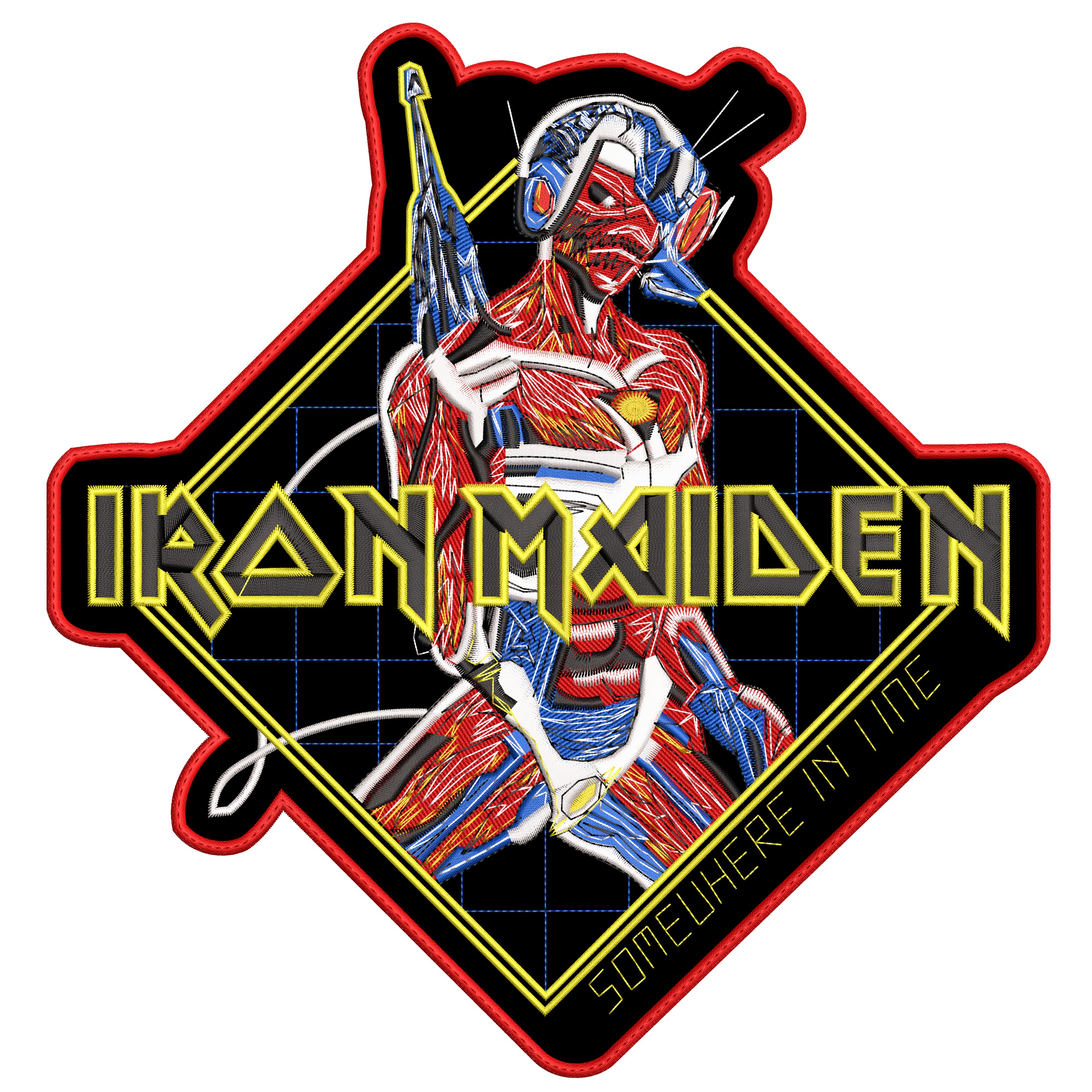 Espaldera Bordada IRON MAIDEN Heavy Metal
