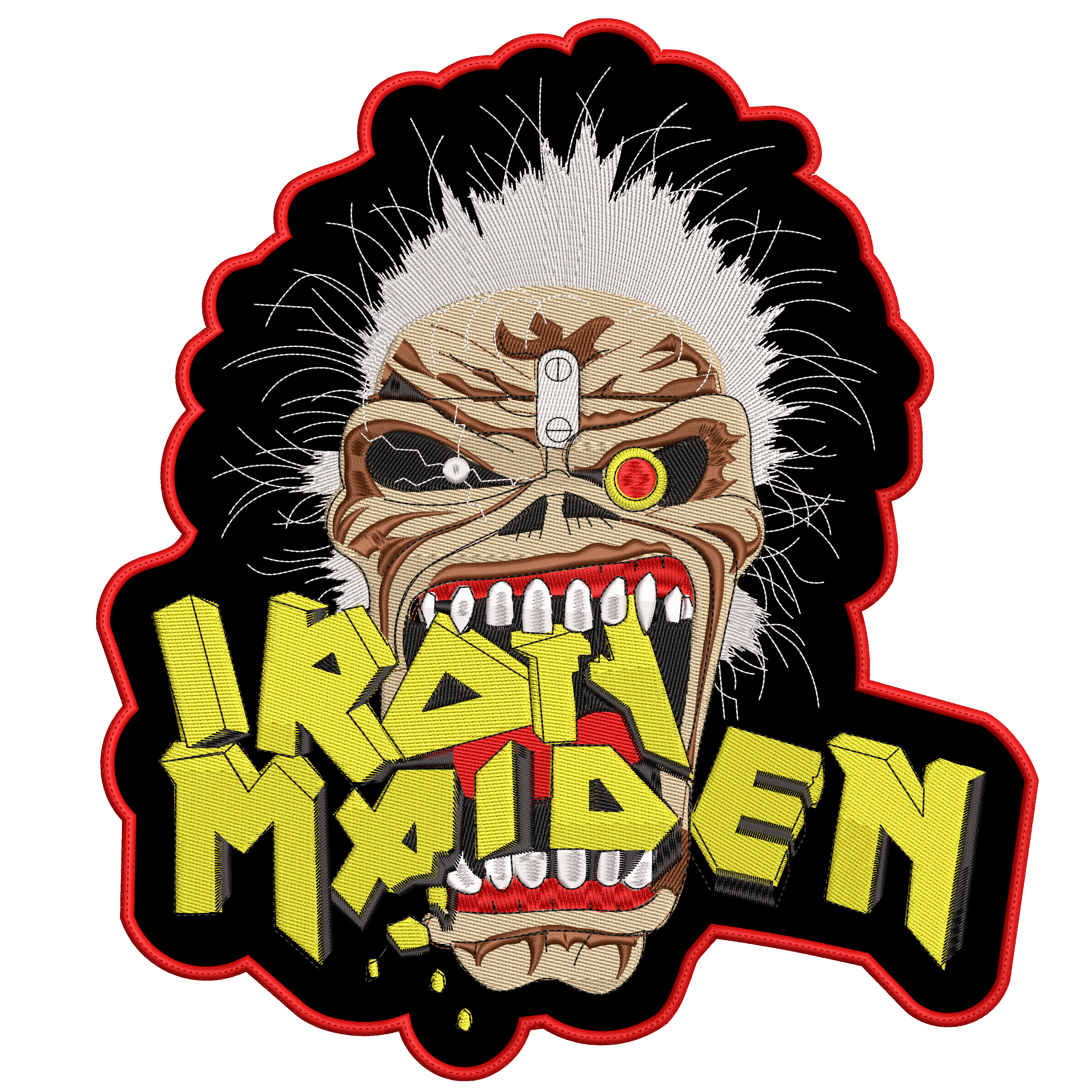 Espaldera Bordada IRON MAIDEN Heavy Metal