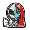 Parche Bordado JACK Y SALLY El Extraño Mundo De Jack 9X8.5CM