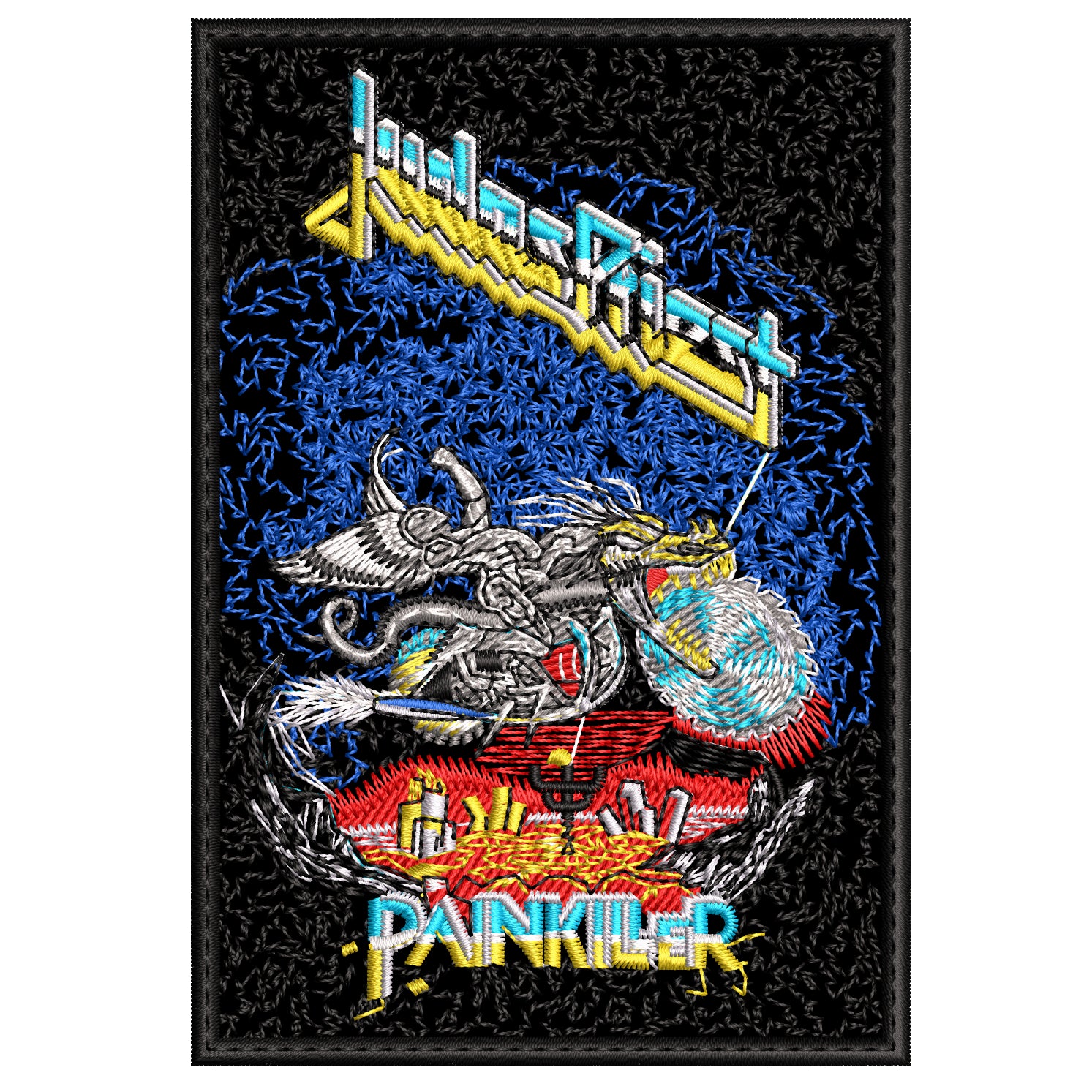Espaldera Bordada JUDAS PRIEST Heavy Metal