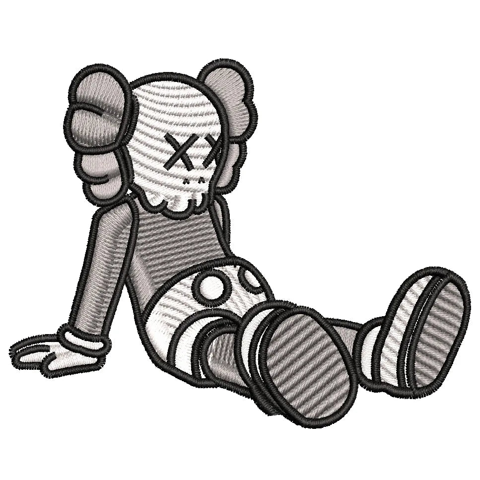 Parche Bordado KAWS