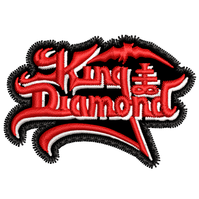 Parche Bordado Mini KING DIAMOND Heavy Metal
