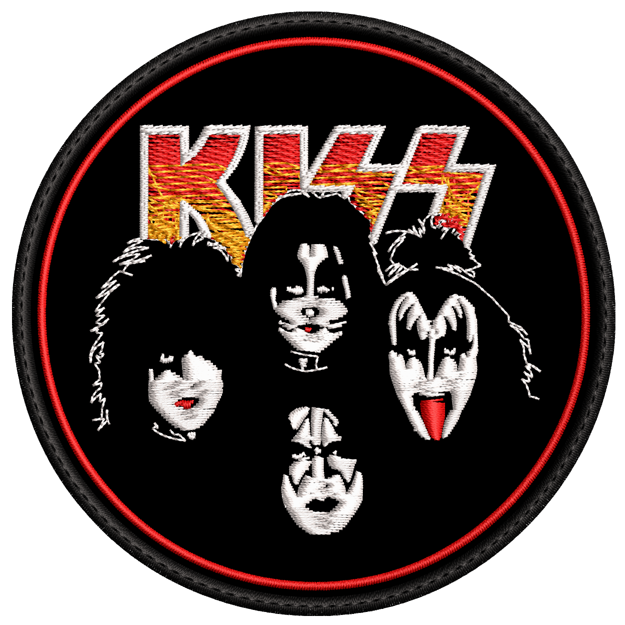 Parche Bordado KISS Hard rock