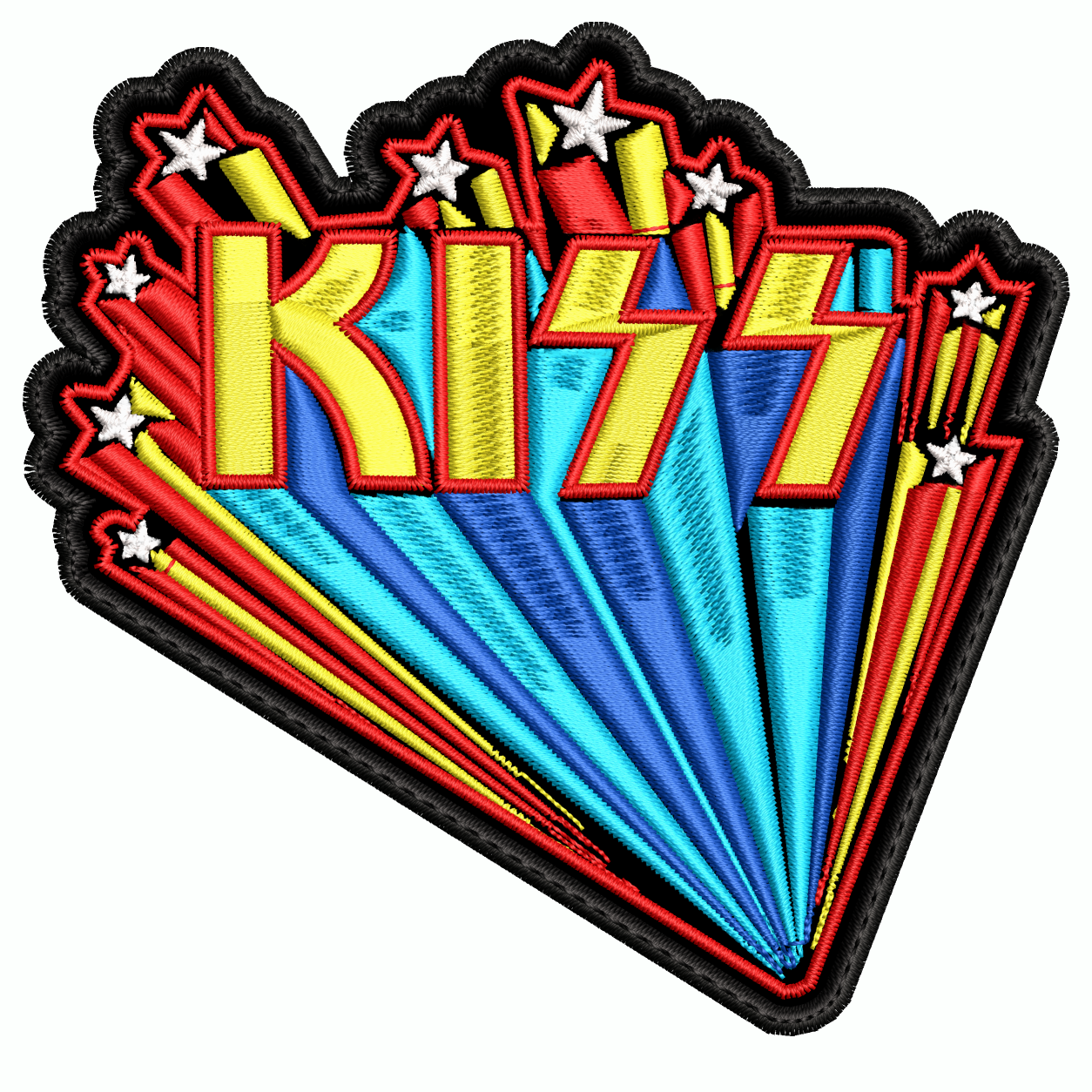 Parche Bordado KISS Hard Rock