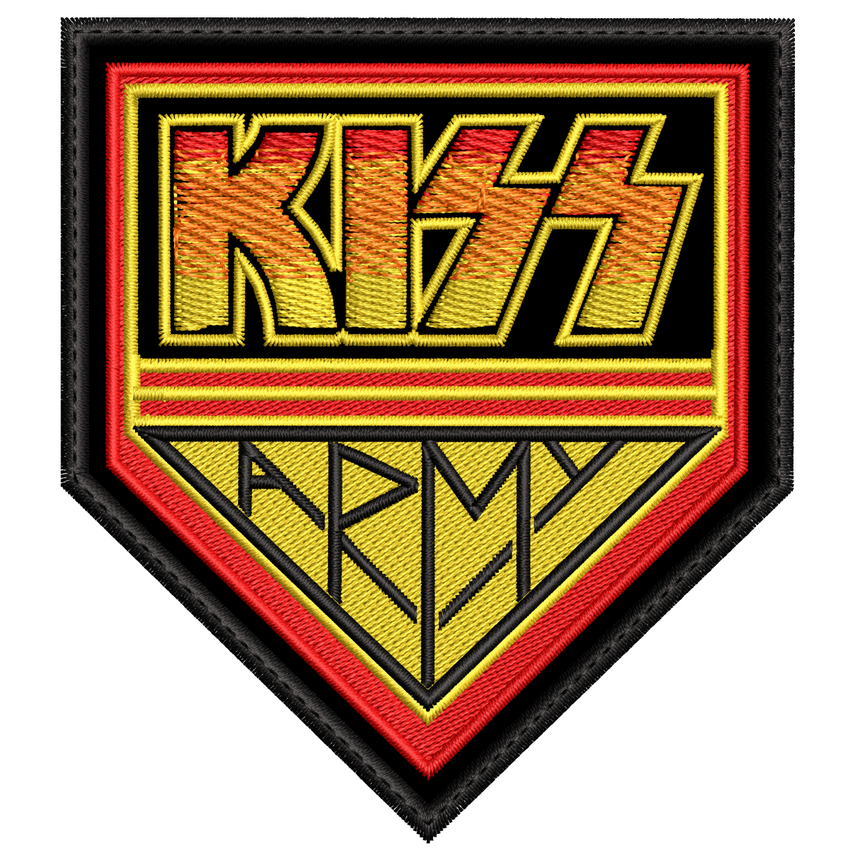 Parche Bordado KISS Hard Rock