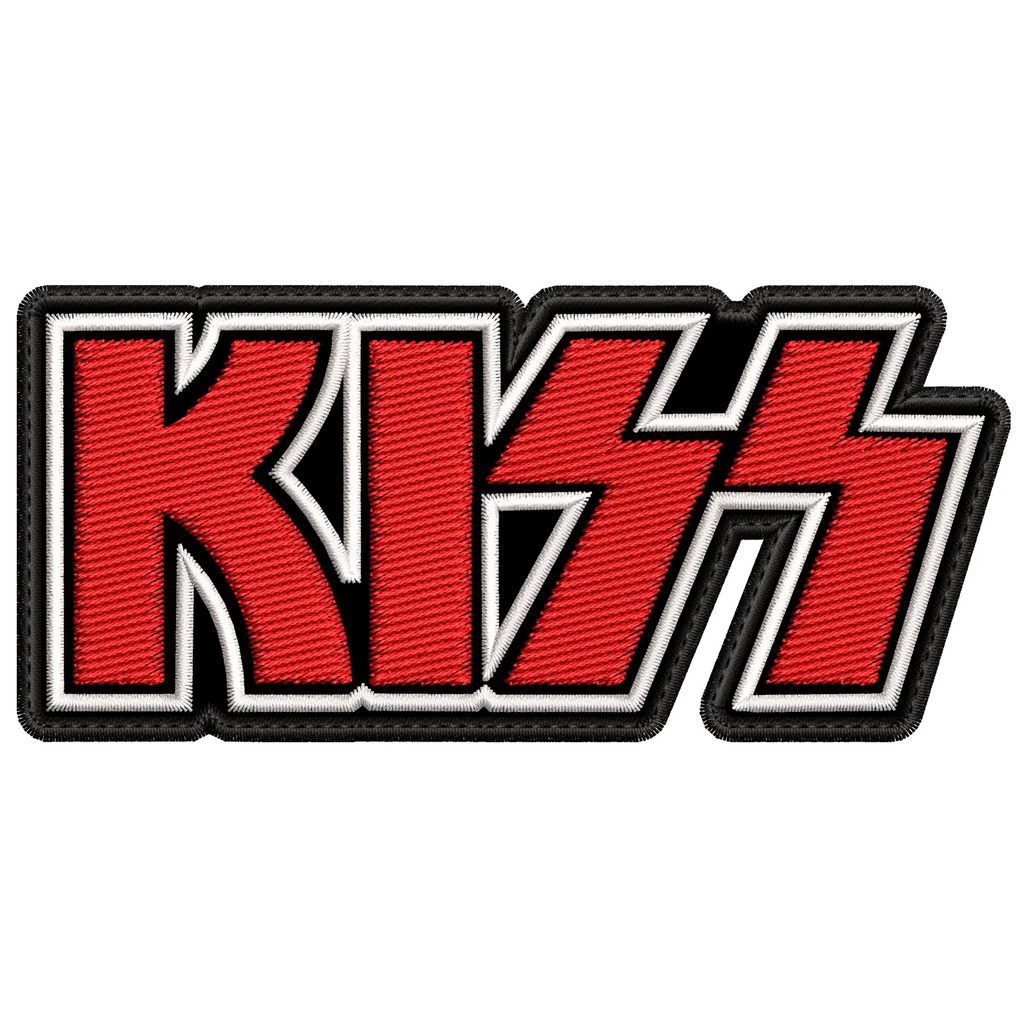 Parche Bordado Mini KISS Hard Rock