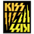 Parche Bordado Mini KISS Hard Rock