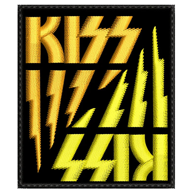 Parche Bordado Mini KISS Hard Rock