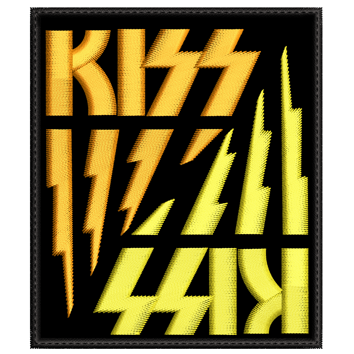 Parche Bordado KISS Hard Rock