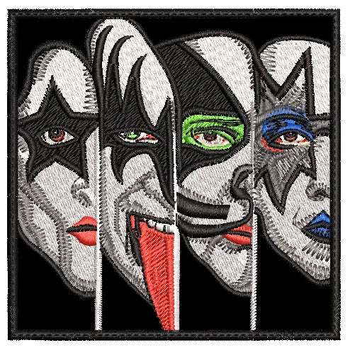 Parche Bordado KISS Hard Rock