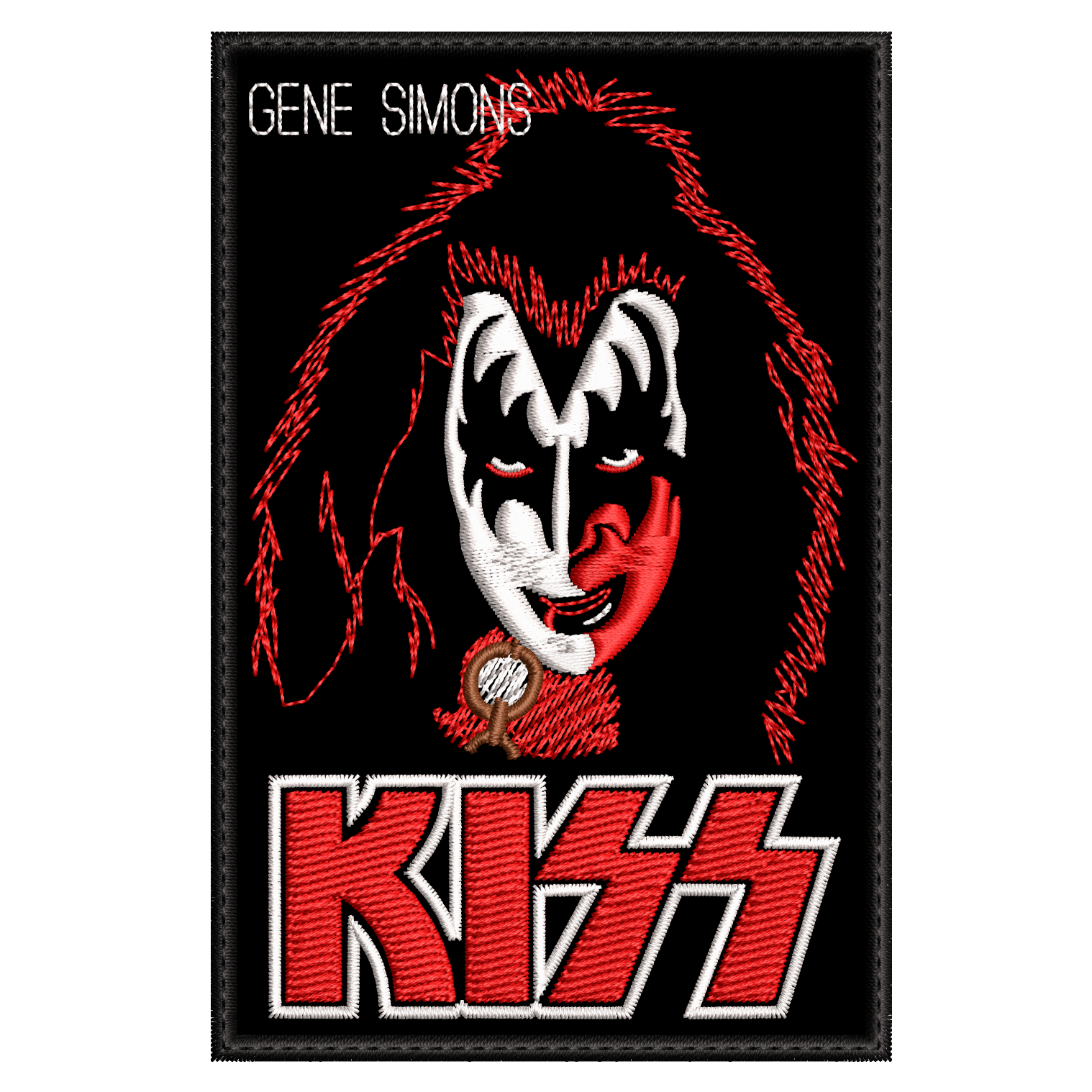 Parche Bordado KISS Hard Rock