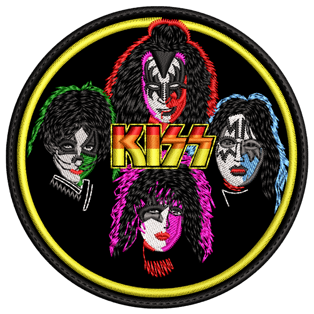 Parche Bordado KISS Hard rock