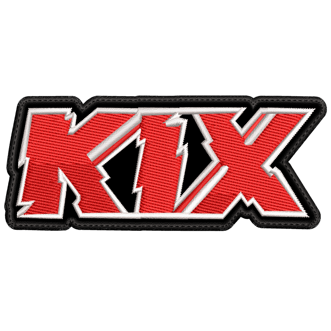 Parche Bordado KIX Glam Metal