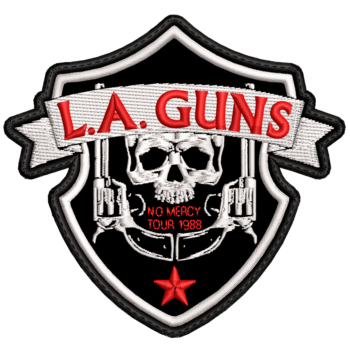 Parche Bordado LA GUNS Hard Rock y Glam Metal