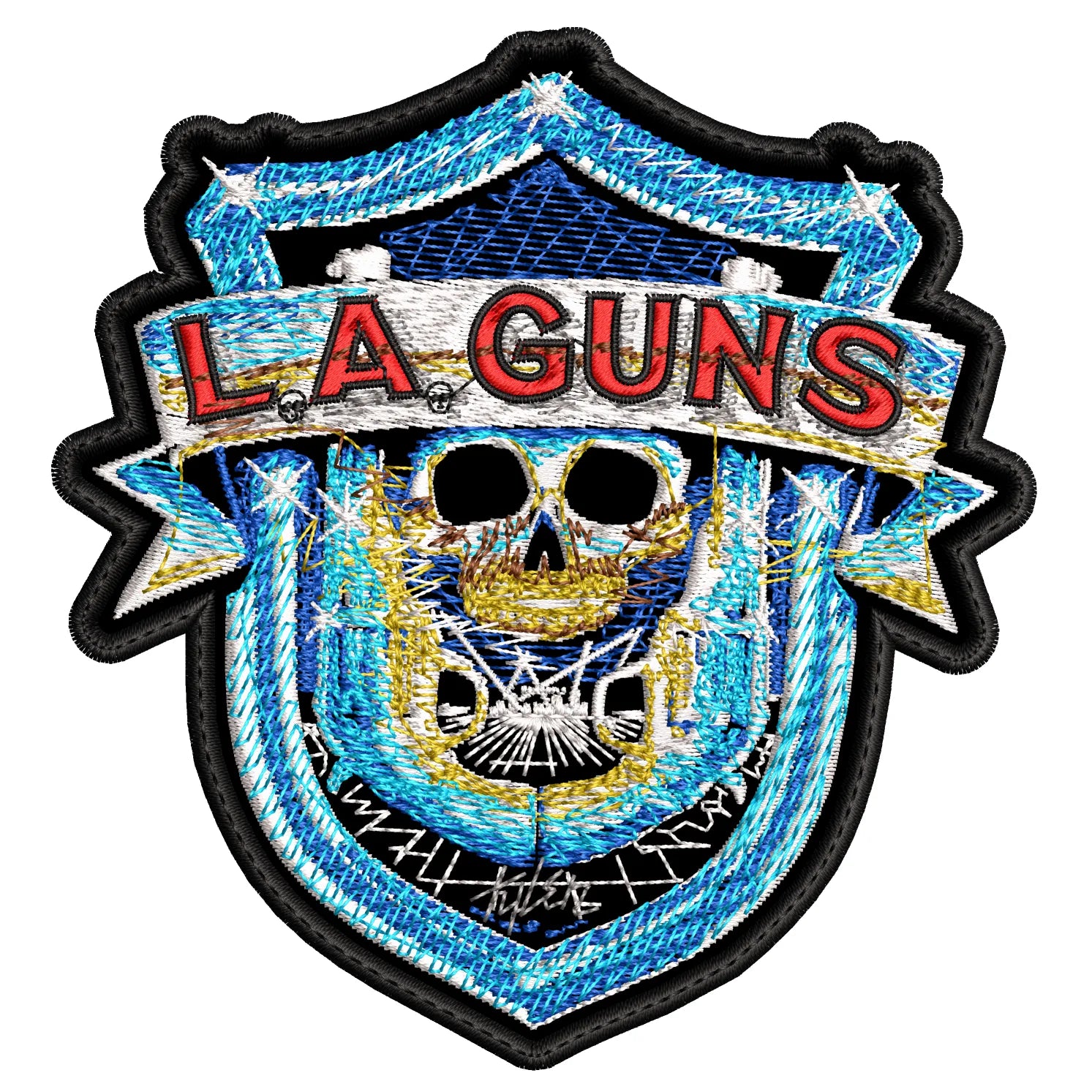 Parche Bordado LA GUNS Hard Rock y Glam Metal