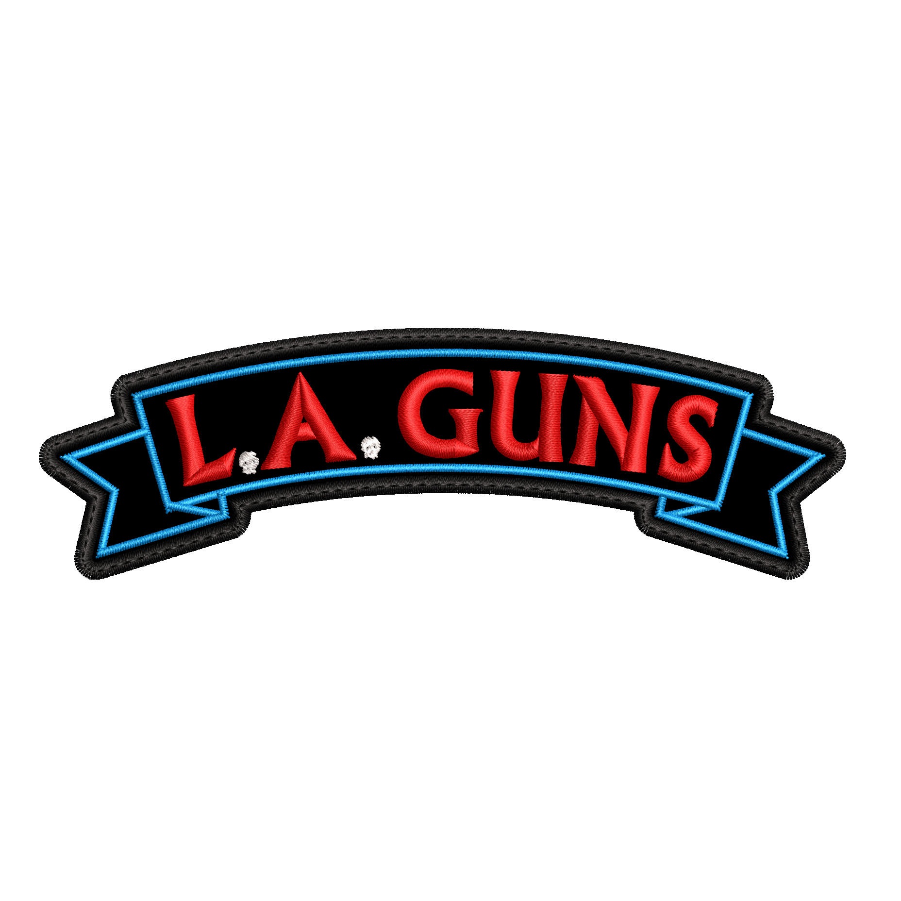 Parche Bordado LA GUNS Hard Rock y Glam Metal