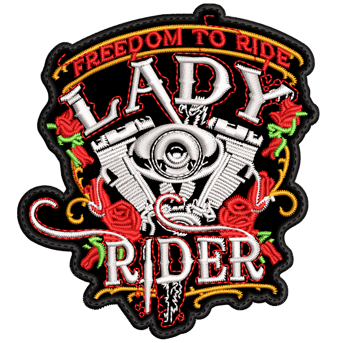 Parche Bordado LADY RIDER