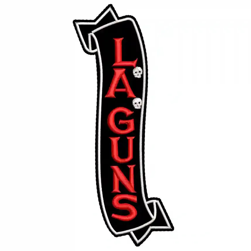 Parche Bordado LA GUNS Hard Rock y Glam Metal