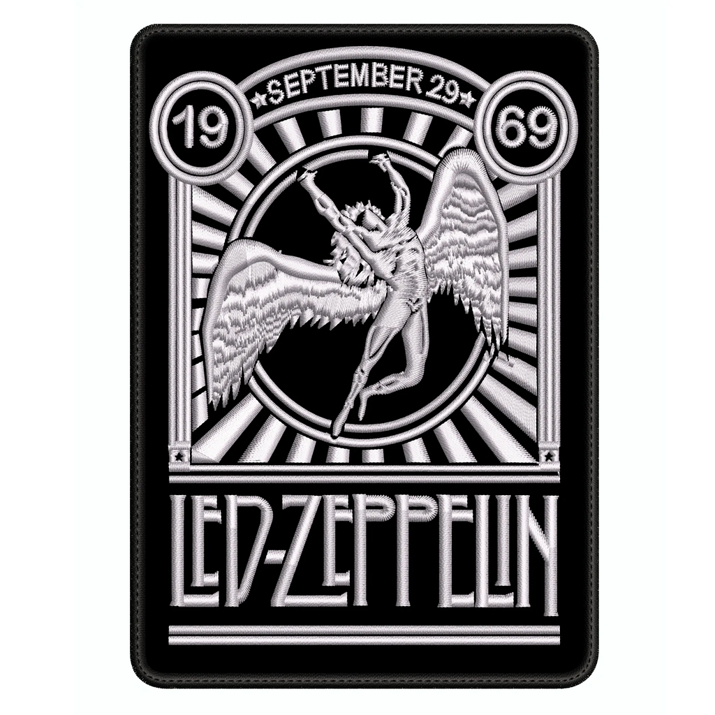 Parche Bordado LED ZEEPPLIN Hard rock