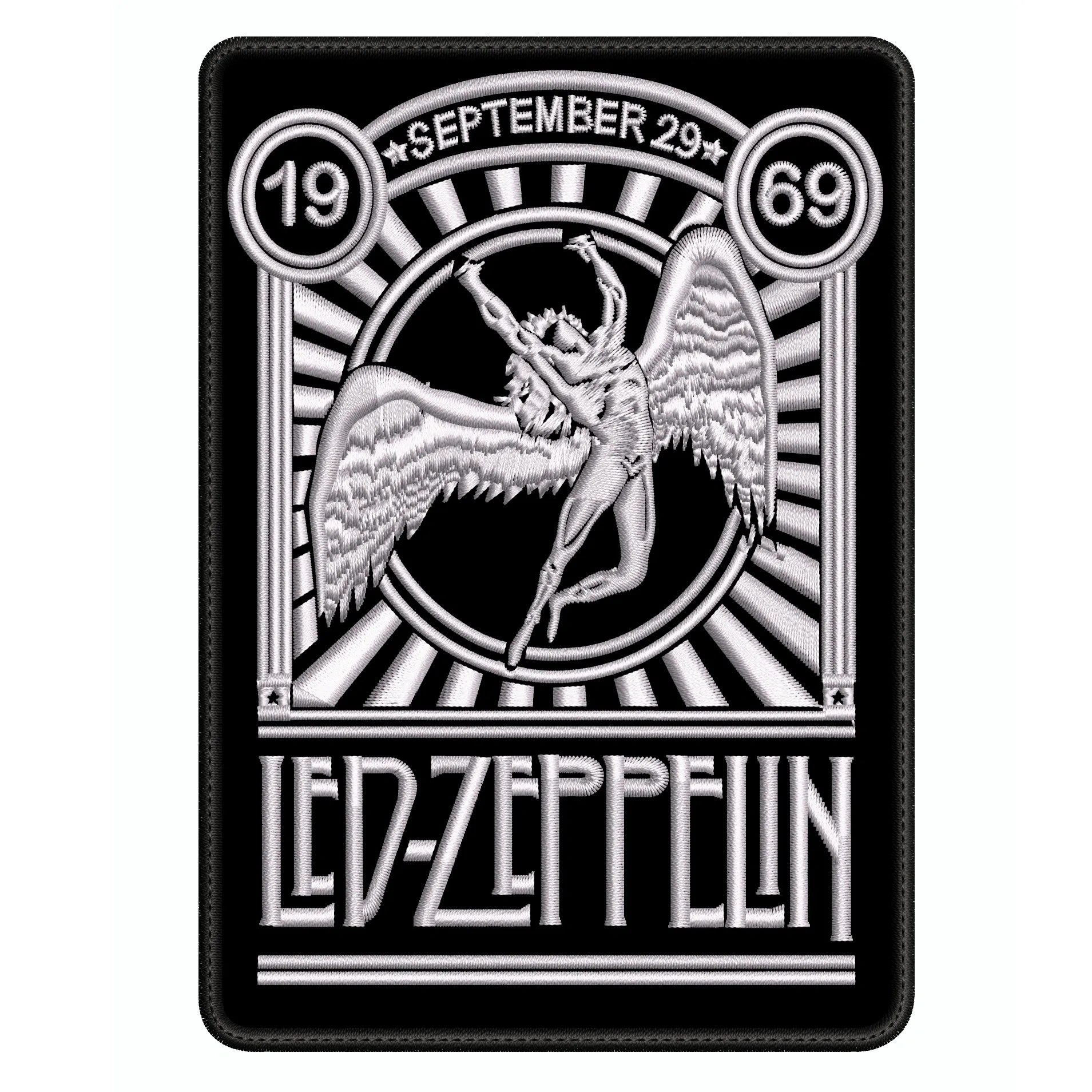 Parche Bordado LED ZEEPPLIN Hard rock