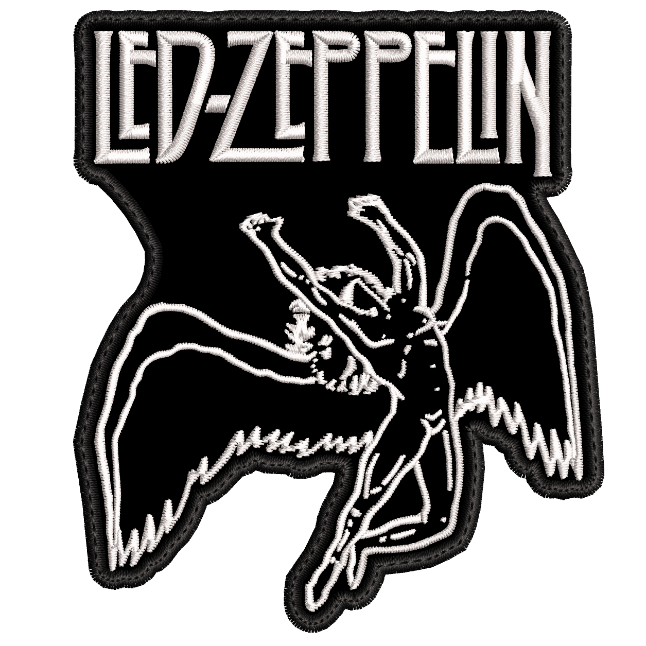 Parche Bordado LED ZEPPLIN Hard Rock