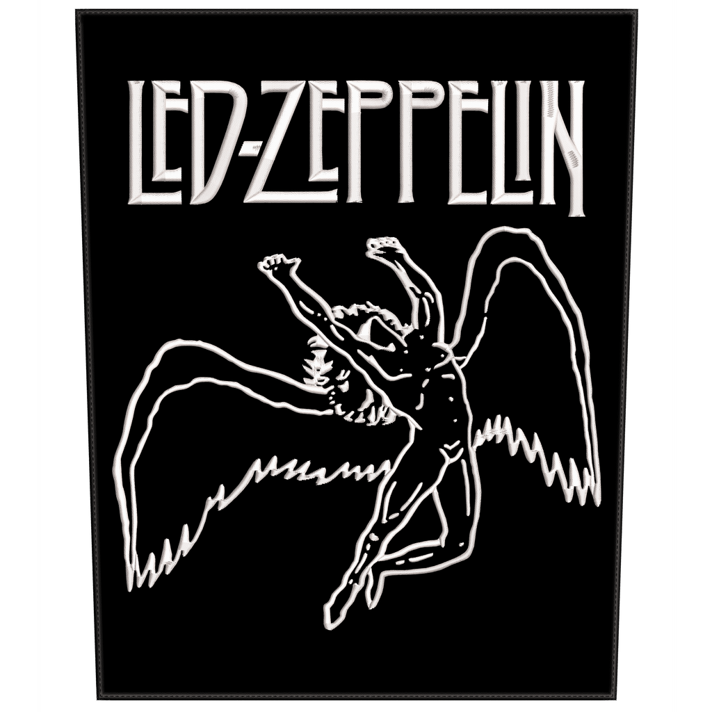 Espaldera Bordada LED ZEPPELIN Hard Rock